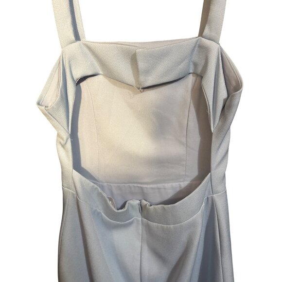 Revolve Light Blue Sleeveless Maxi Dress With Side Slit By The Way. S - Picture 5 of 6